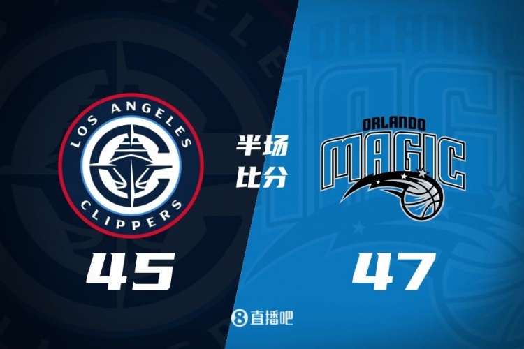 防守大戰(zhàn)！魔術16-5結束上半場47-45快船 班凱羅16分祖巴茨13+10