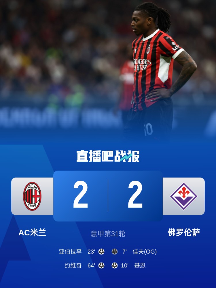 孔塞桑上任后米蘭有13場比賽先丟球落后，最終戰(zhàn)績?yōu)?勝1平6負