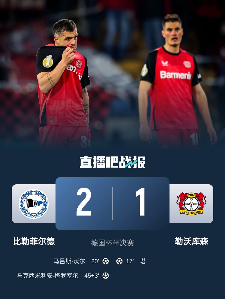 比勒菲爾德是史上第4支晉級德國杯決賽的德丙球隊(duì)，此前3隊(duì)未奪冠